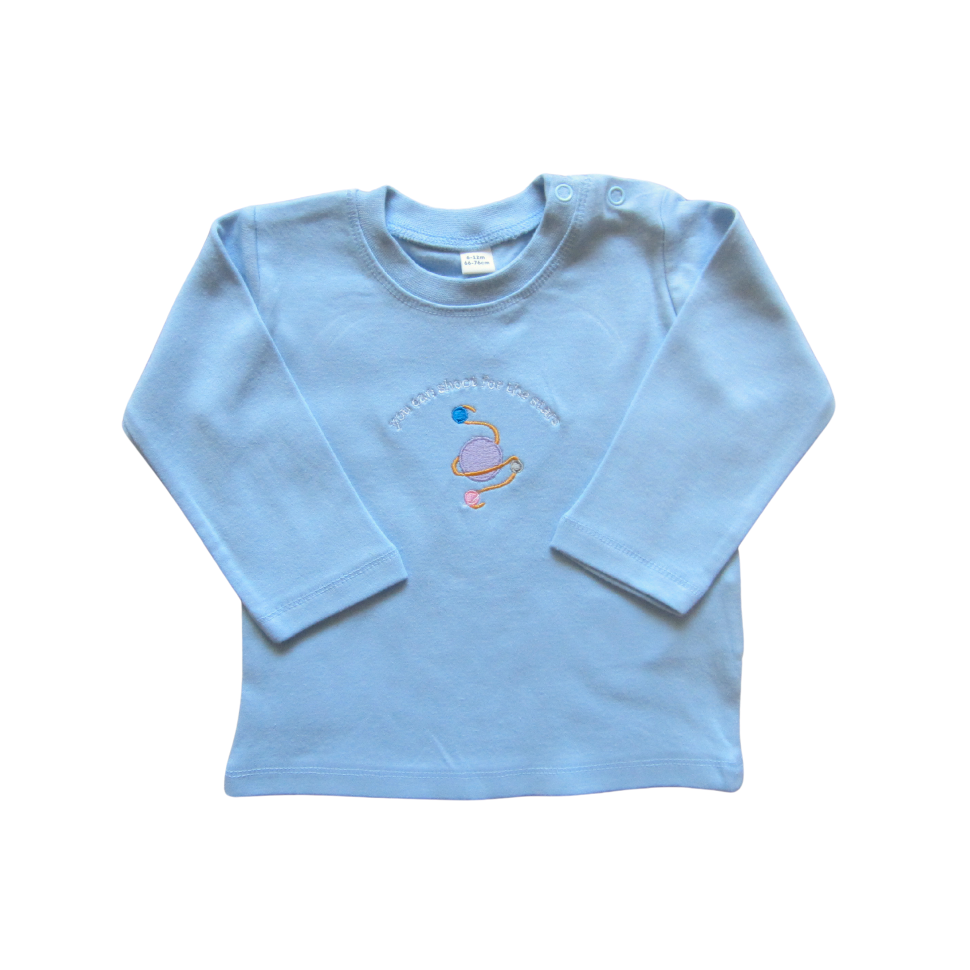 Shoot for the Stars - 100% Organic Cotton Long Sleeve T-Shirt